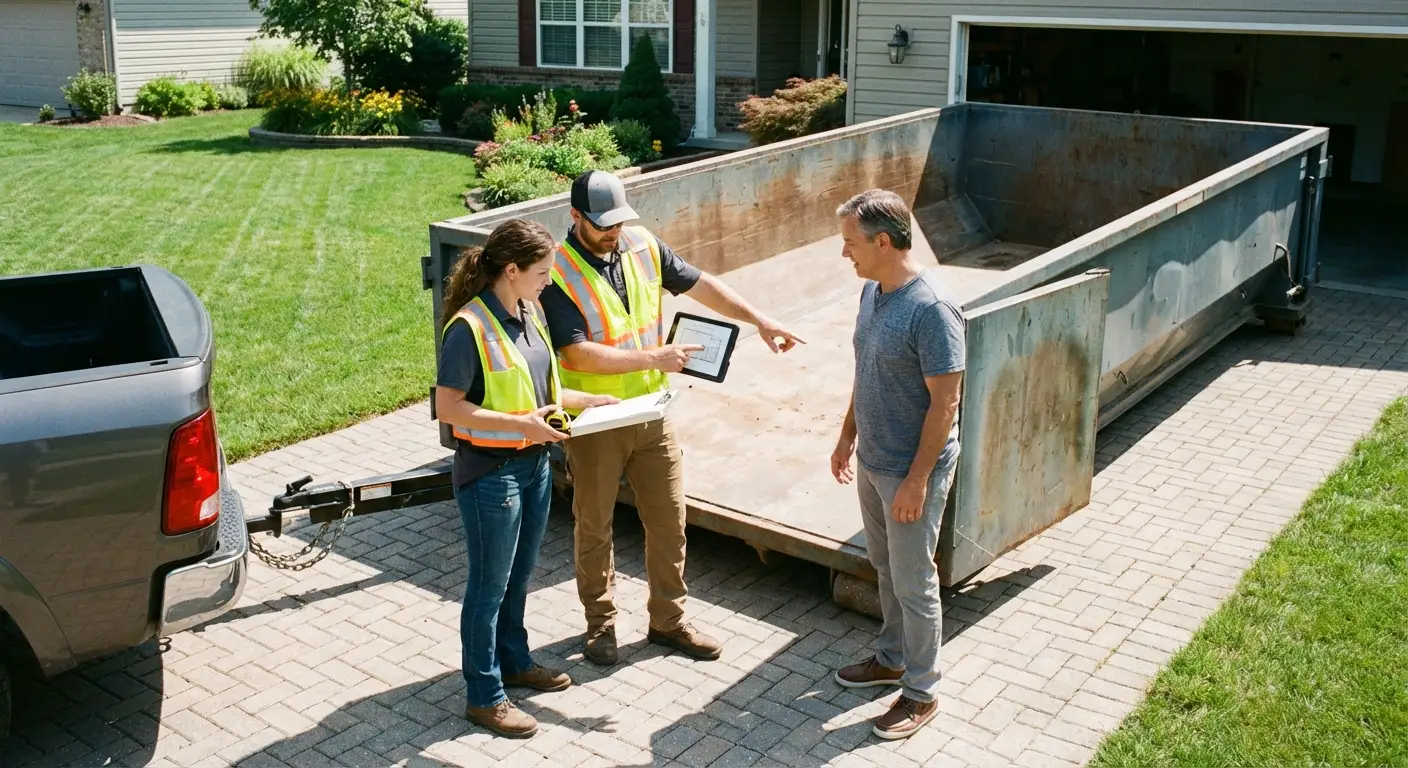 10 Yard Dumpster Rental Process in Pensacola, FL