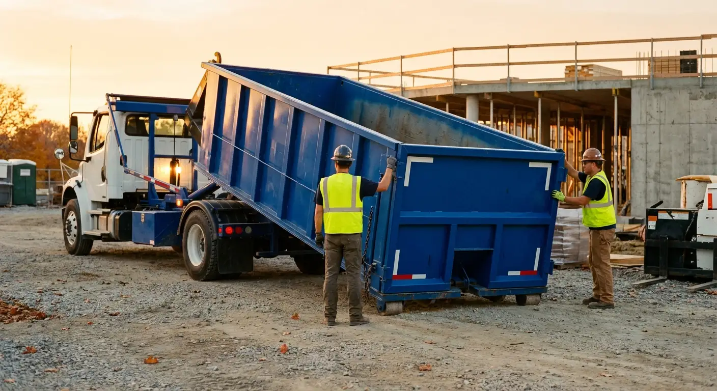 Commercial dumpster rental delivery in Pensacola, FL