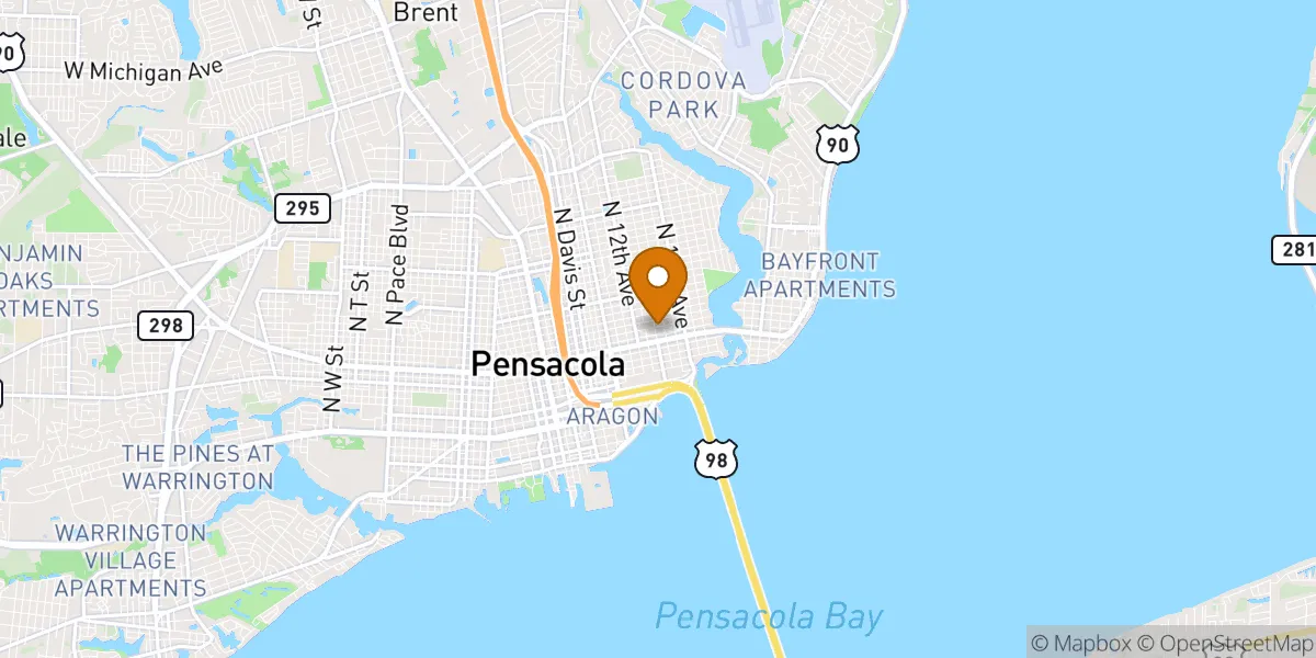 Pensacola neighborhood map in Pensacola, FL